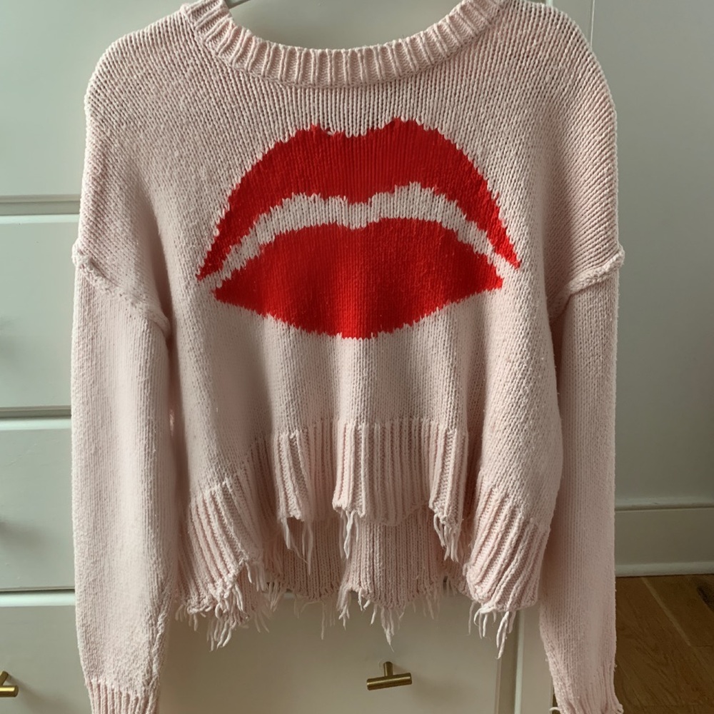 Wildfox Lip Sweater